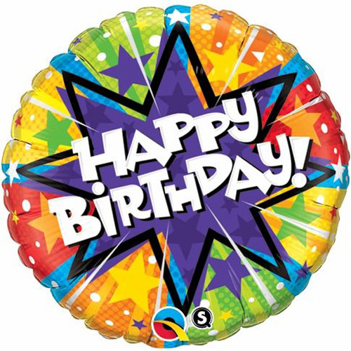 Happy Birthday Radiant Blast Round