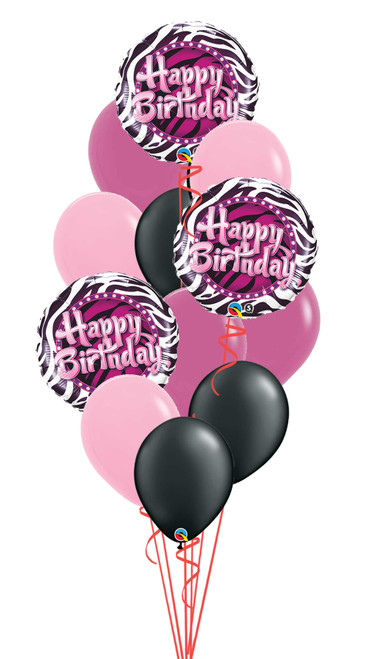 Birthday Zebra Print Bouquet