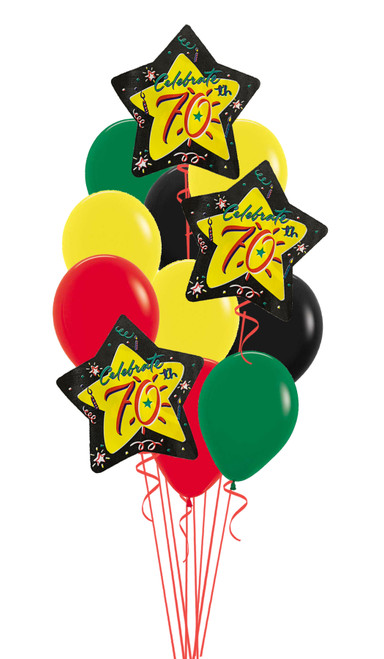 70th Celebrate Birthday Bouquet