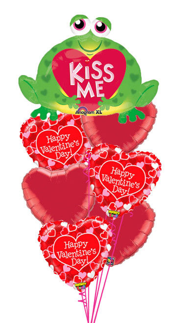 Valentine Kiss Me Frog Bouquet