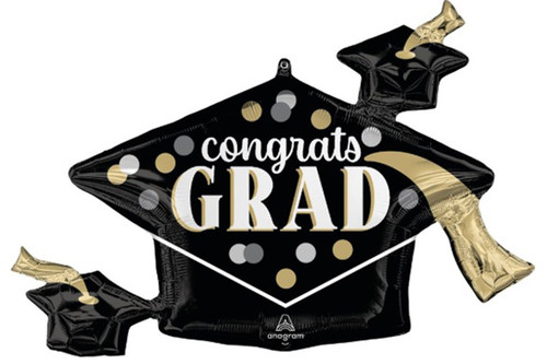 Graduation Timeless Polka Dots Cap Shape