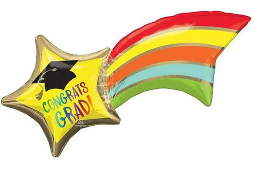 Graduation Shooting Star Shape Colorful
