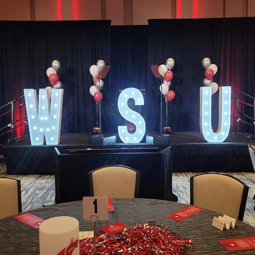 Lighted Letter Marquee - WSU