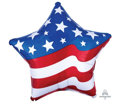 Patriotic Flag Star