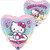 Hello Kitty Pastel Stripes Heart Shape