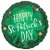 St. Patrick's Day Satin Emerald Shamrocks Bouquet