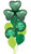St. Patrick's Day Satin Emerald Shamrocks Bouquet
