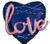 Navy Love Multi-Balloon Jumbo Shape