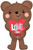 Valentine Say It With Teddy Bears Bouquet