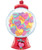 Valentine Candy Hearts Gumball Machine Jumbo Shape