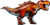 Dinosaur - Jurassic World Orange T-Rex Shape
