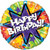 Happy Birthday Radiant Blast Round