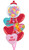 Valentine Candy Hearts Gumball Machine Bouquet
