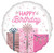 Happy Birthday Pastel Gift Box Round