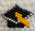 Graduation Cap Wall with Star Burst Column