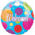 Welcome Blue with Circles