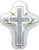 Pearl First Communion Cross Shape