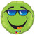 Smiley with Sunglasses Green