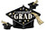Graduation Timeless Polka Dots Cap Shape