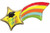 Graduation Shooting Star Shape Colorful