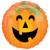 Halloween Smiley Pumpkin Round