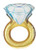Happy Engagement Gold Dots Bouquet