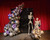 Halloween Organic Garland with Chain & Skeletons