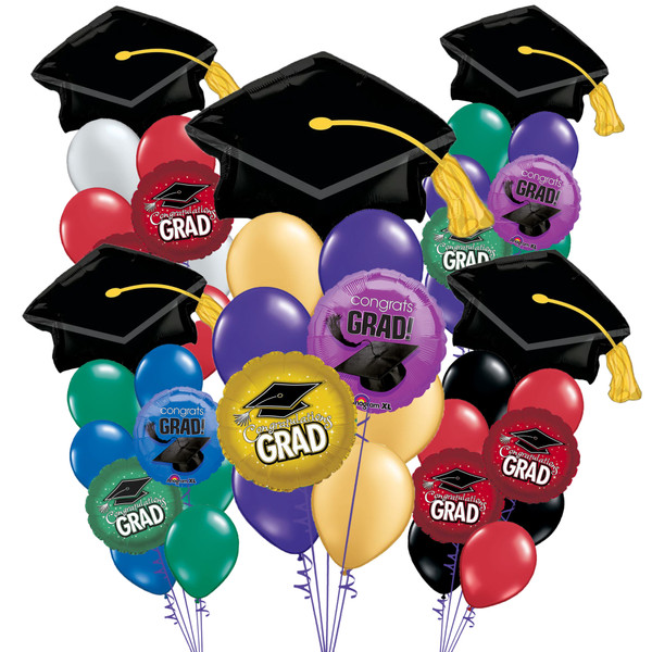 Graduation Congratulations Grad Bouquets (Choose Your School Colors)