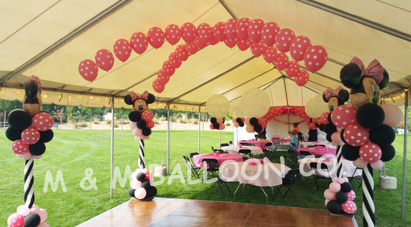 Mickey or Minnie Mouse Theme - Minnie Mouse Dance Floor Canopy