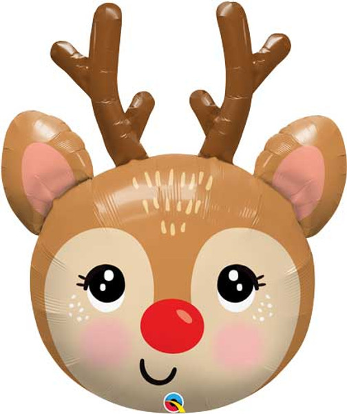 Holiday Red Nose Reindeer Jumbo Shape