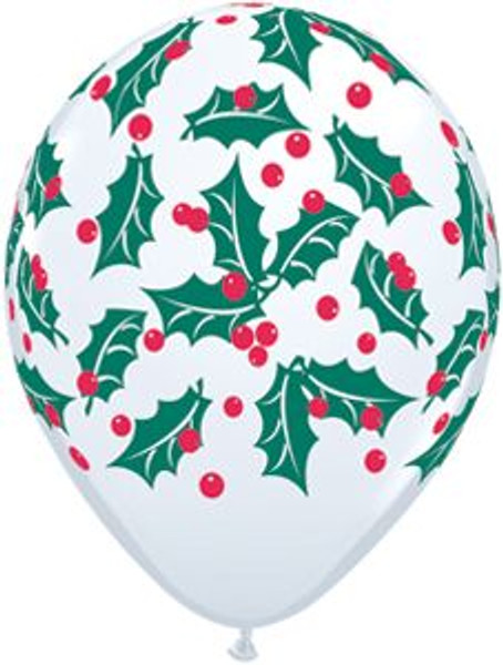 Holly & Berries Print Latex