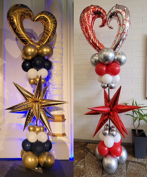 Open Heart with Starburst Column