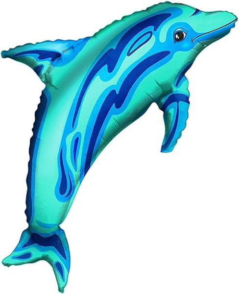 Dolphin Ocean Blue Shape