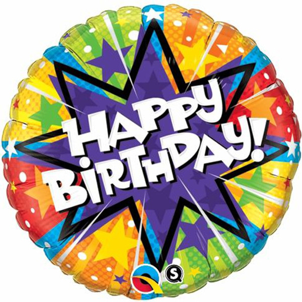 Happy Birthday Radiant Blast Round