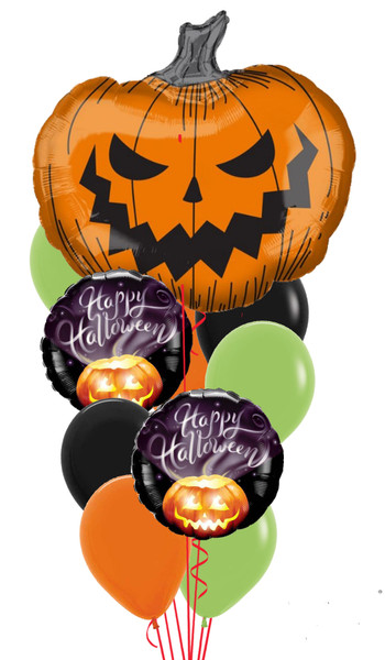 Halloween Hallows Eve Pumpkin Bouquet