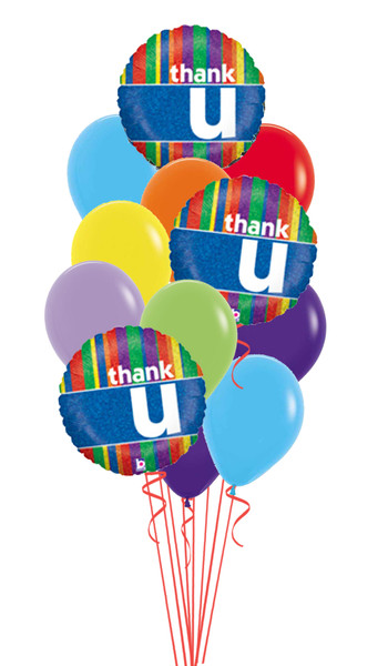 Thank Colorful Stripes Bouquet