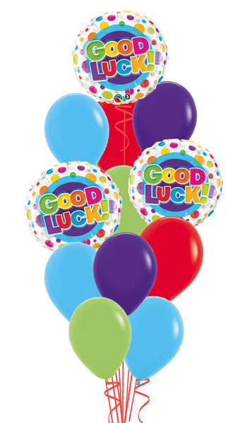 Good Luck! Colorful Dots Bouquet