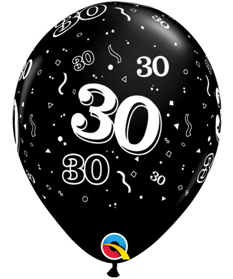 30-A-Round Black Latex - 11 inch - with UHF