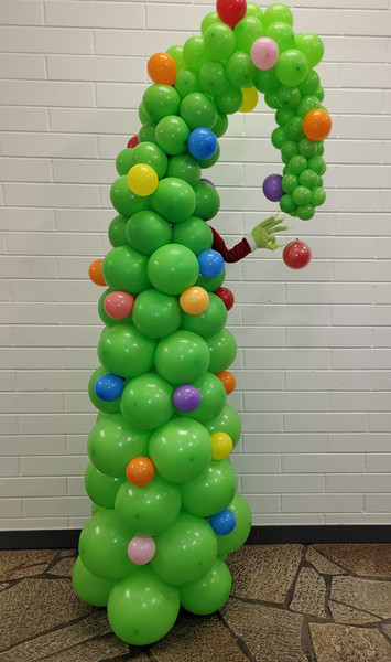 Holiday Grinch Tree Sculpture