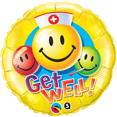 Get Well Smiley Faces Jumbo