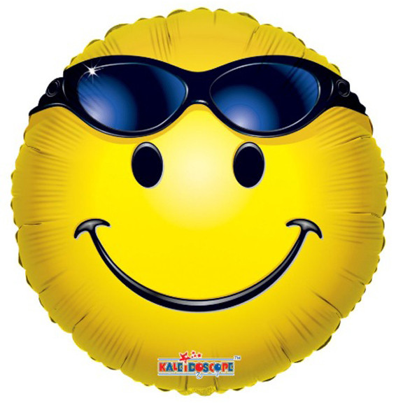 Smiley with Sunglasses Yellow