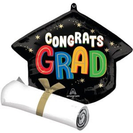 Graduation Jumbo Cap & Diploma Shape