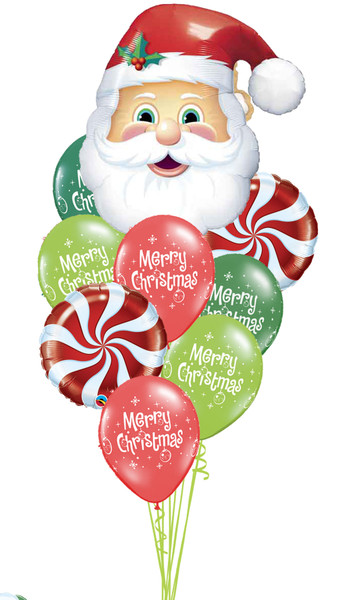 Holiday Whimsical Santa Bouquet