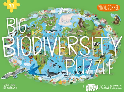 The Big Biodiversity Puzzle : A Shaped Jigsaw Puzzle by Yuval Zommer