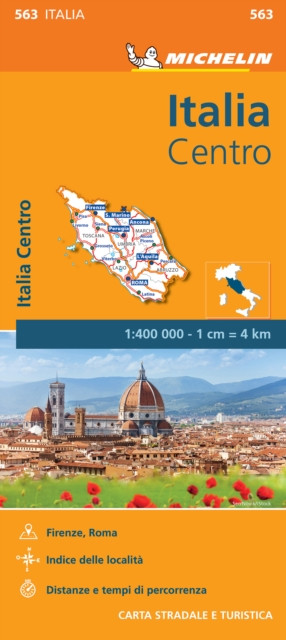 Italy Centre - Michelin Regional Map 563 : Map