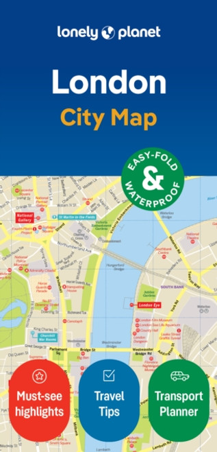 Lonely Planet London City Map