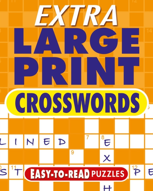 Extra Large Print Crosswords : Easy to Read Puzzles