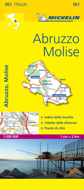 Abruzzo & Molise - Michelin Local Map 361 : Map