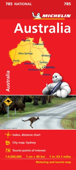 Australia - Michelin National Map 785 : Map