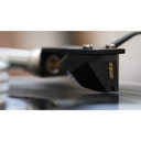 Ortofon 2M Black Phono Cartridge Mounted on SH-4 Black Headshell